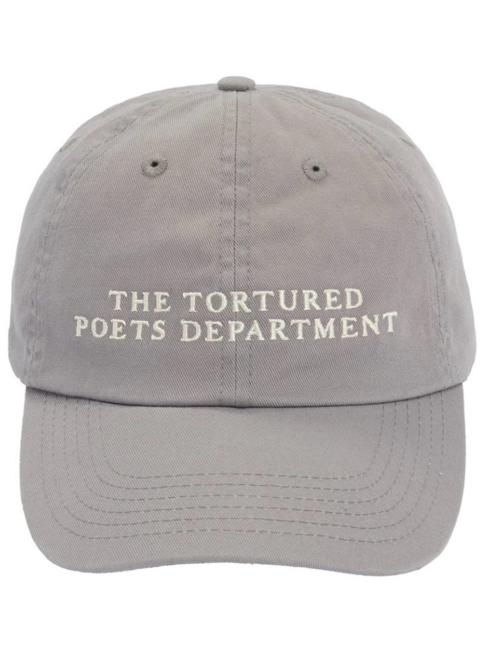 TAYLOR SWIFT TTPD The Tortured Poets Department Gray Dad Hat NEW NWOT